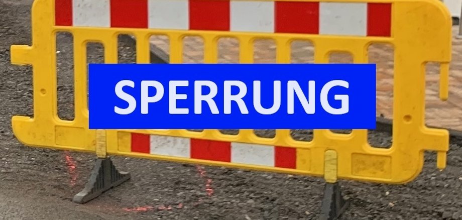 Symbolbild für Straßensperrungen